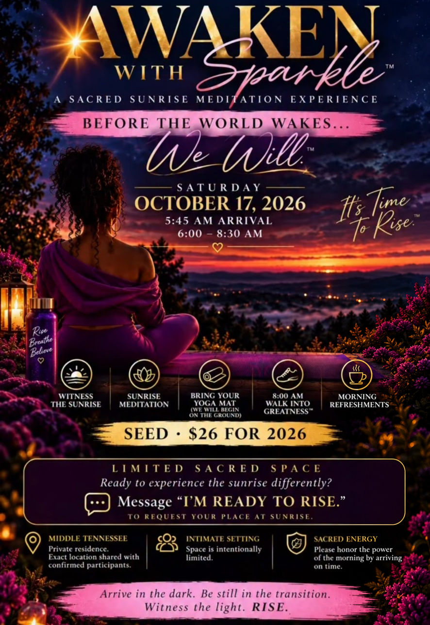 Awaken with Sparkle sacred sunrise meditation experience on October 17, 2026